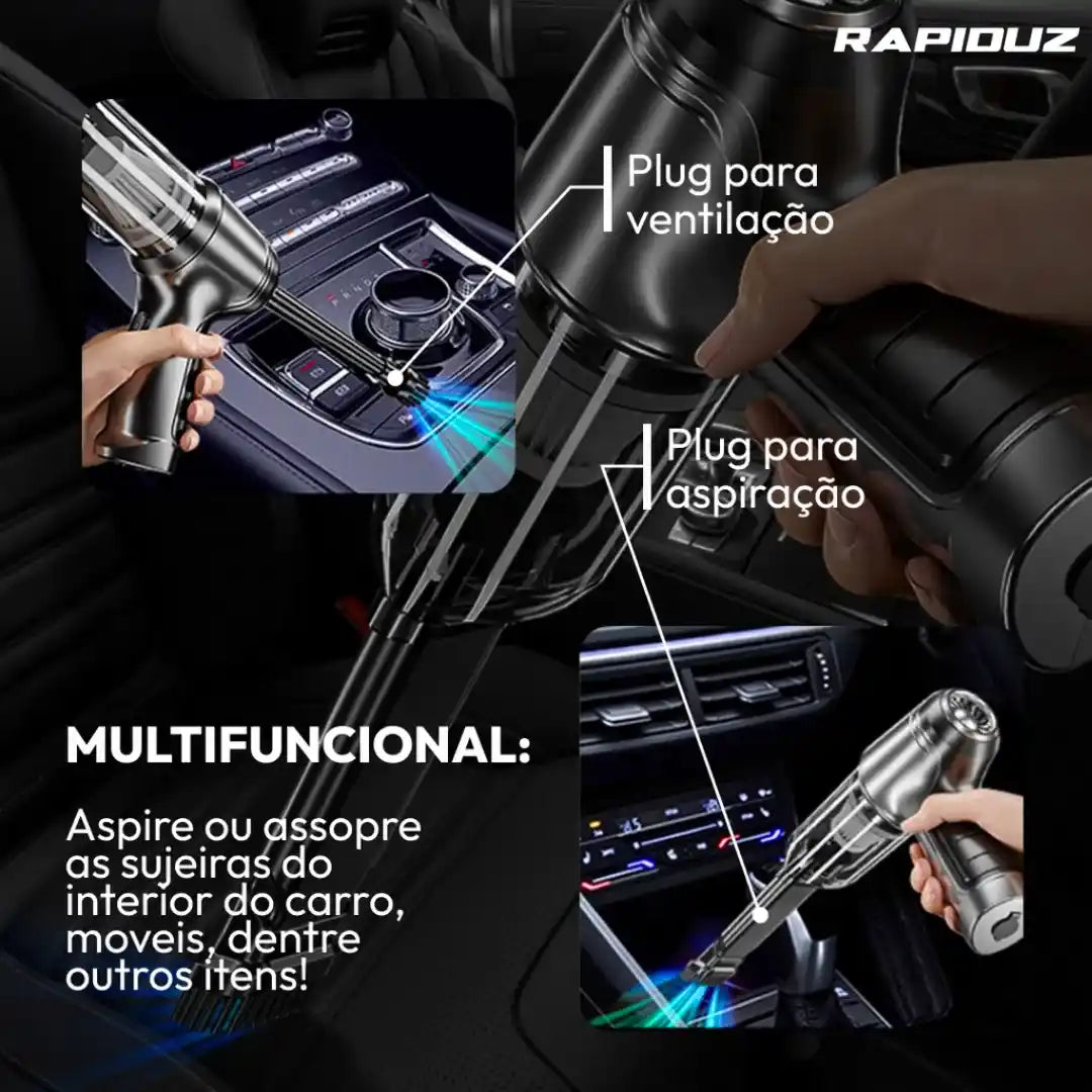 aspirador de po para carro e multifuncional