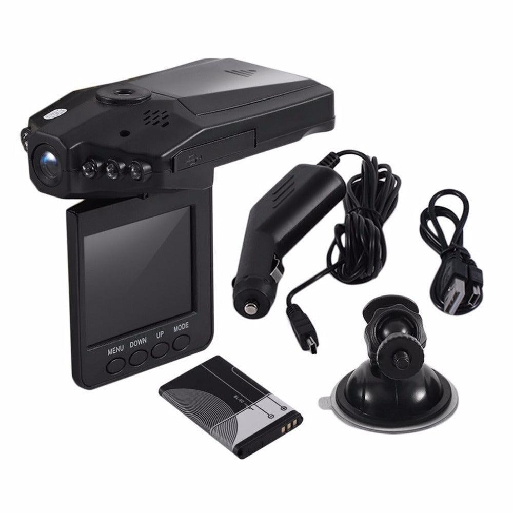 Câmera de ré com kit completo: cabo USB, suporte e cartão de 32 GB