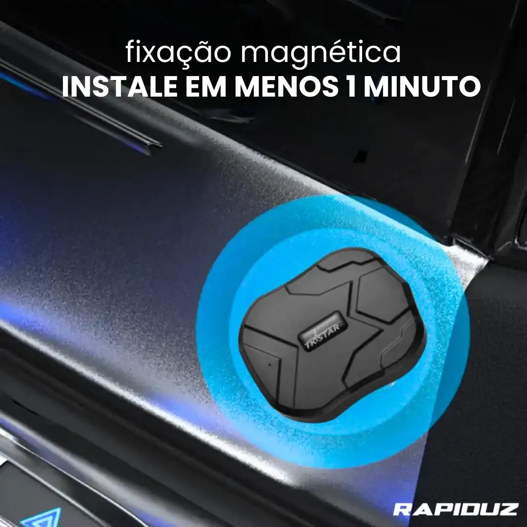 rastreador veicular que possui fixação magnética