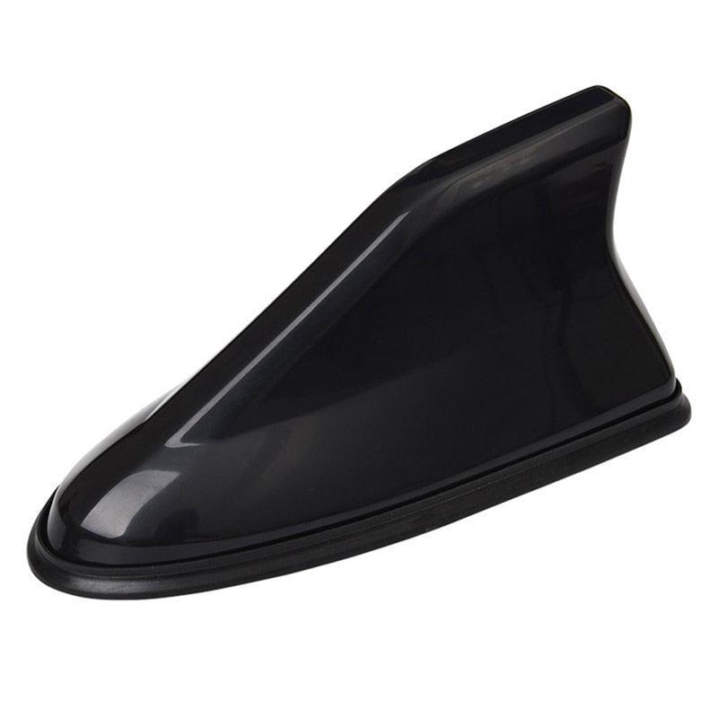 Antena de tubarão preta para carro, acessório automotivo que une funcionalidade e estilo