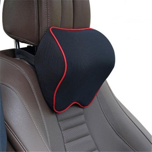 Apoio de pescoço Vermelho para carro, ideal para longas viagens com mais relaxamento