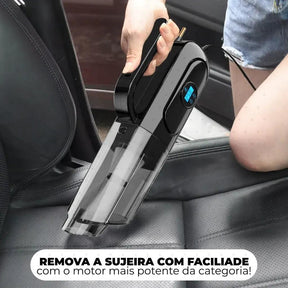 Mini aspirador de pó para carro portátil, leve e eficaz para sujeiras no dia a dia