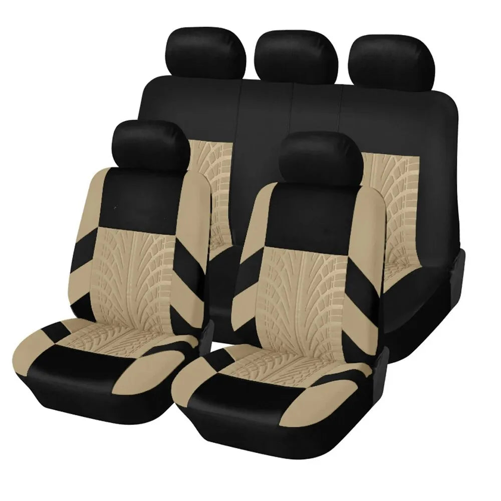 Capa para banco de carro na cor bege 