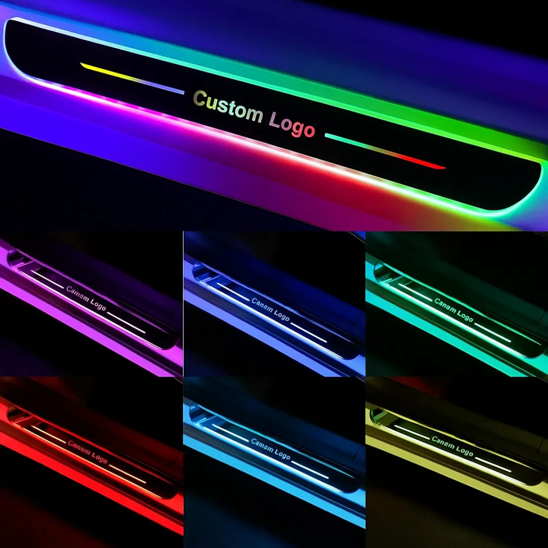 imagem mostra vários Leds para Soleira de Carro 