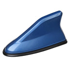 Antena de carro azul estilo tubarão, instalação rápida com alta performance de sinal