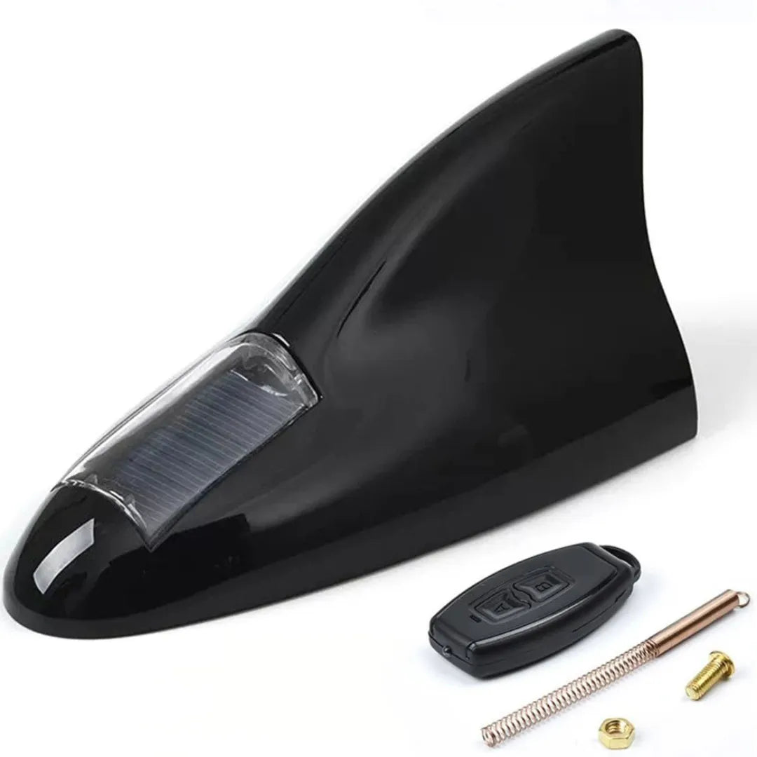 antena de tubarão para carro na cor preta 