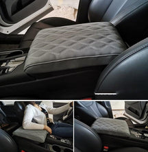 Apoio de braço para carro instalado no carro com encaixe prático