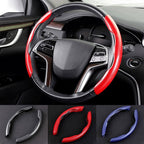 Capa para volante antiderrapante para carro com design confortável