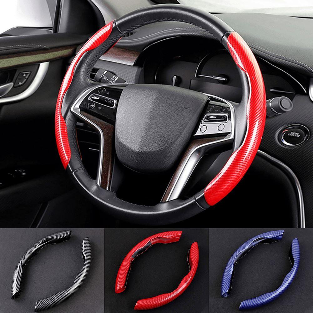 Capa para volante antiderrapante para carro com design confortável