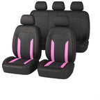 Capa rosa para banco de carro, confortável e resistente para todos os modelos de bancos