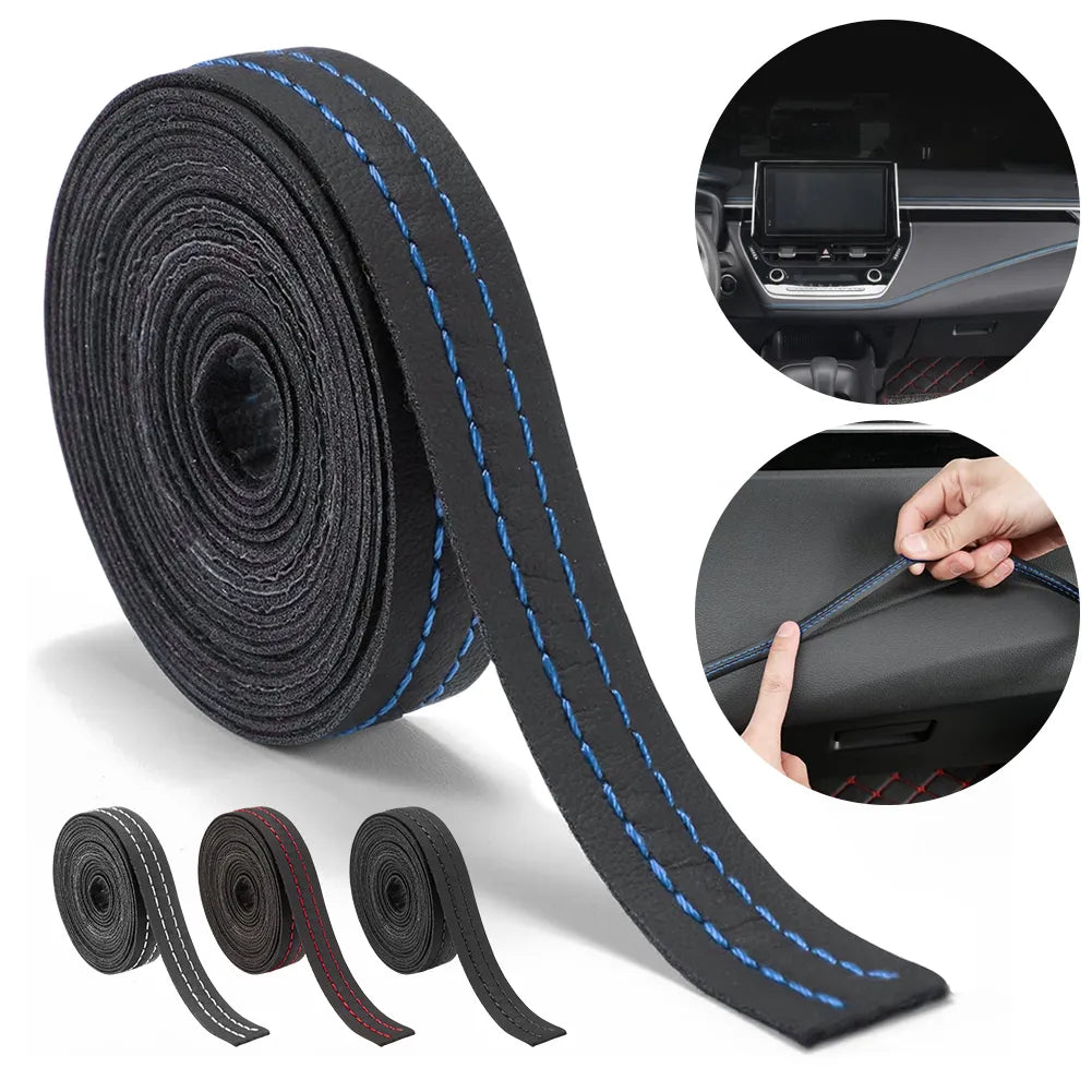 ita decorativa azul aplicada no carro para personalização com estilo.