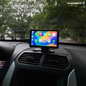 Tela multimídia para carros com GPS e navegação por aplicativos integrados
